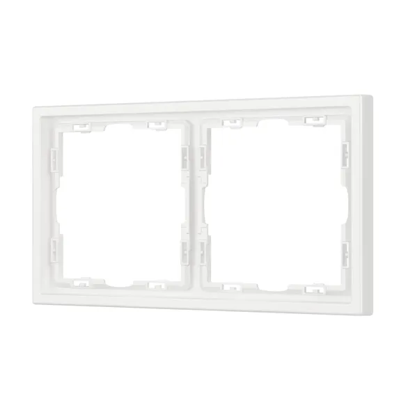 Рамка пластиковая FRM-NOBE-SFPL-2-WH (Arlight, -)