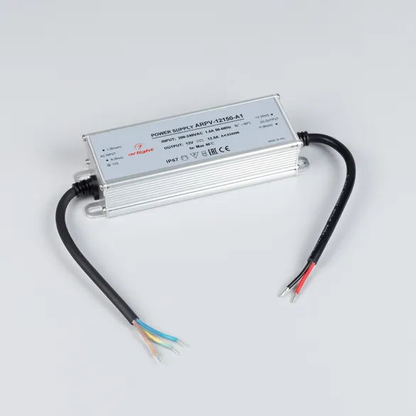 Блок питания ARPV-12150-A1 (12V, 12.5A, 150W) (Arlight, IP67 Металл, 3 года)