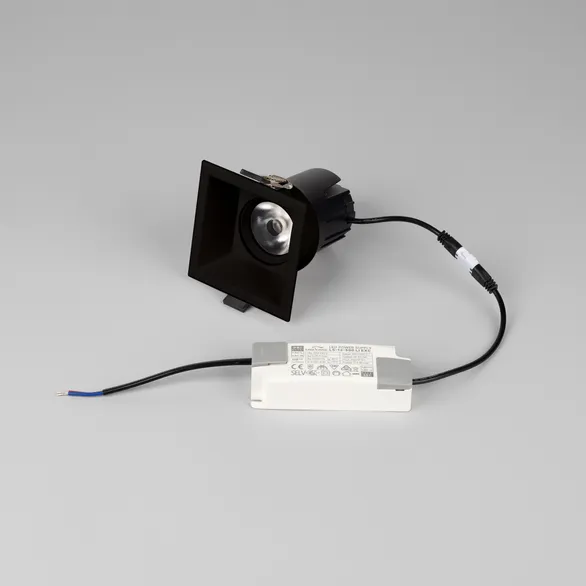 Светильник MS-FLOW-BUILT-S85x85-6W Day4000 (BK, 38 deg, 230V) (Arlight, IP20 Металл, 5 лет)