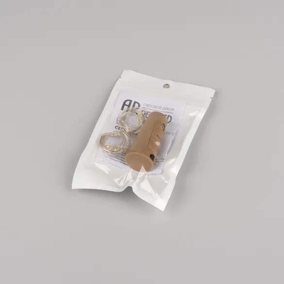 Светодиодная гирлянда ARD-DEW-HOME-2000-CLEAR-20LED-STD White6000 (1.5V, Battery Pack, Cork) (Ardecoled, IP20)