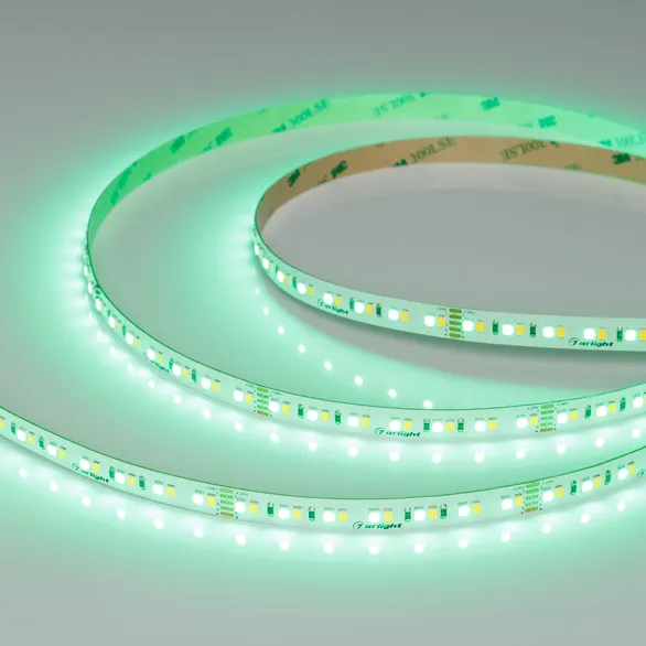 Светодиодная лента RT-A168-10mm 24V RGBW-Warm (20 W/m, IP20, 5m) (Arlight, высок.эфф.150 лм/Вт)