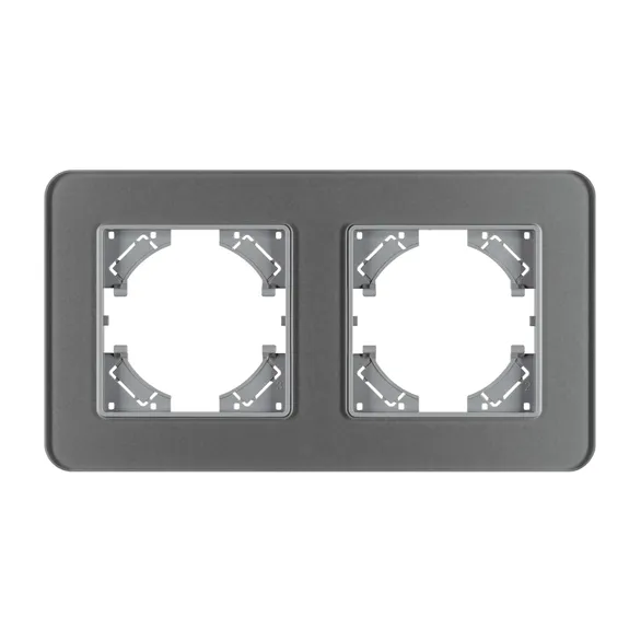 Рамка стеклянная FRM-OMALI-SFGS-2-GR (Arlight, -)