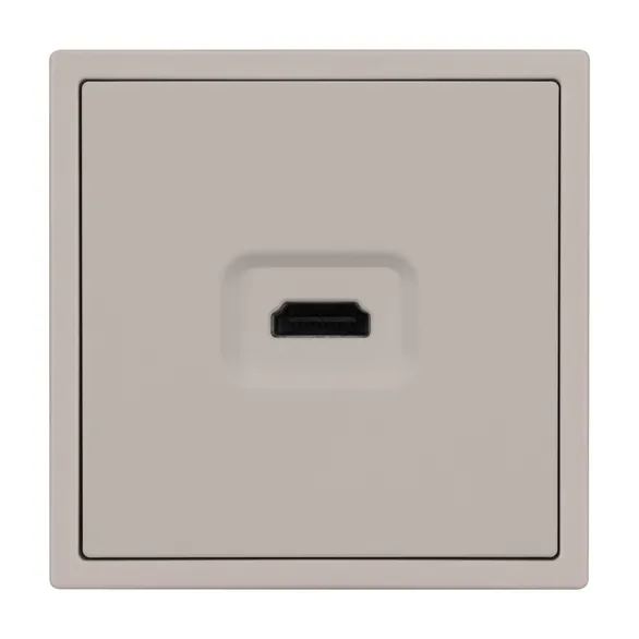 Механизм HDMI розетки SCT-NOBE-MHD1-SFPL-CA (Arlight, Кашемир)