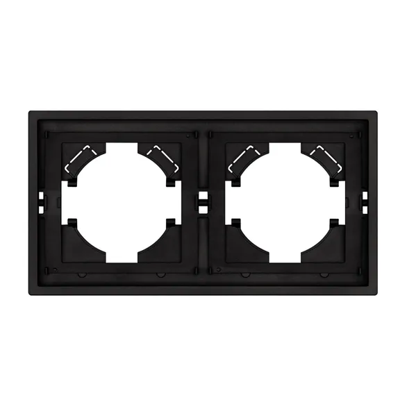 Рамка пластиковая FRM-TENDO-SFPL-2-BK (Arlight, -)