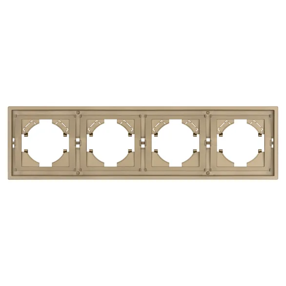 Рамка пластиковая FRM-TENDO-SFPL-4-GD (Arlight, -)