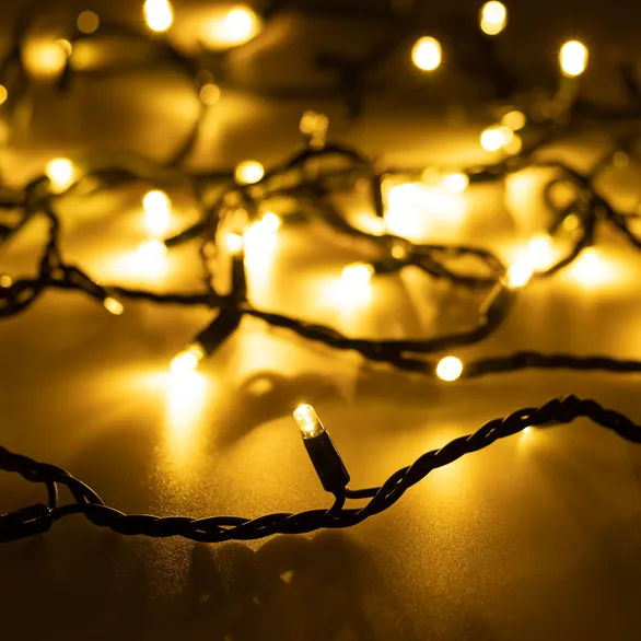 Светодиодная гирлянда ARD-STRING-PRO-1000-GREEN-100LED-PULSE Warm (230V, 7W) (Ardecoled, IP65)