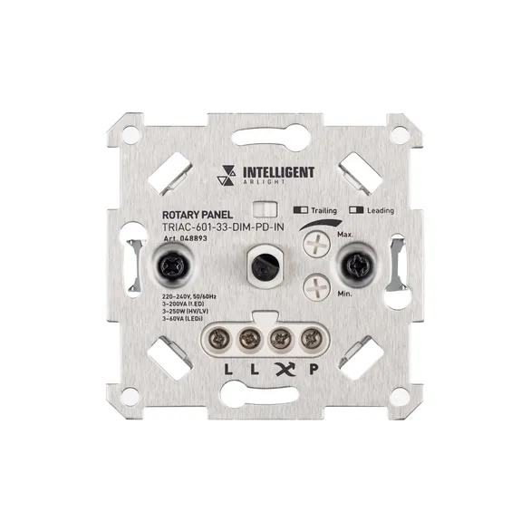INTELLIGENT ARLIGHT Роторная панель TRIAC-601-33-DIM-PD-IN (230V, 1x1A, Механизм) (IARL, IP20 Металл, 3 года)