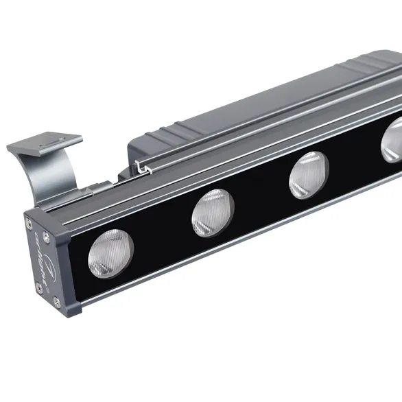 Линейный прожектор AR-LINE-300-6W Warm2700 (GR, 15x60 deg, 230V) (Arlight, IP65 Металл, 3 года)