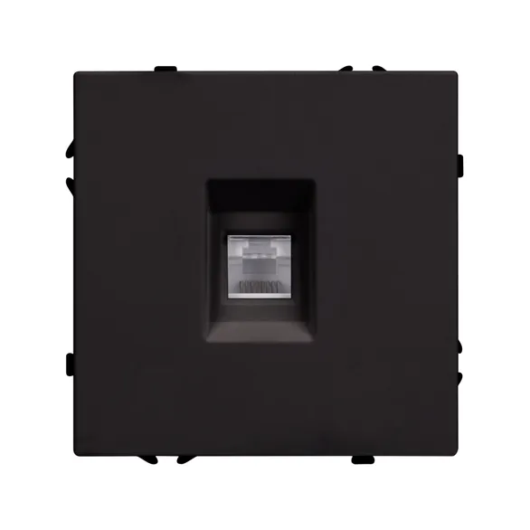 Механизм компьютерной розетки SCT-NOBE-MPC1-SFPL-BK (RJ-45, CAT6) (Arlight, -)