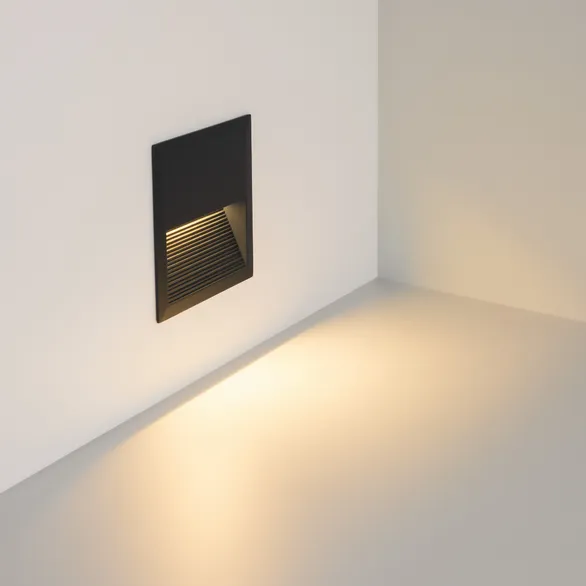 Светильник встраиваемый LTD-RIBONIK-S135x135-5W Warm3000 (Черный, 50 deg, 230V) (Arlight, IP65 Металл, 5 лет)