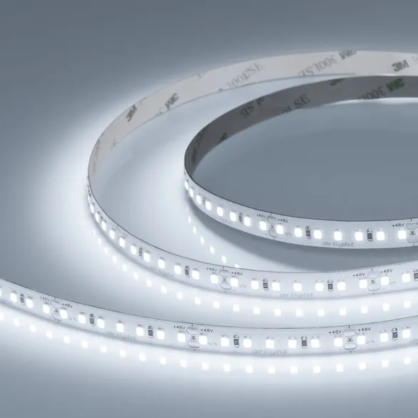 Светодиодная лента UL-A140-10mm 48V White6000 (12 W/m, IP20, 20m) (Arlight, CRI>90)
