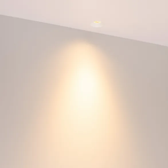 Светильник безрамочный DL-INTRAL-R39-6W Warm3000 (Белый RAL9003, 36 deg, 230V) (Arlight, IP20 Металл, 5 лет)