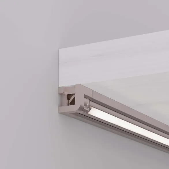 Профиль с экраном SL-KANT-H10-ROTATE-2000 CHAMPAGNE GOLD (Arlight, Алюминий+пластик)