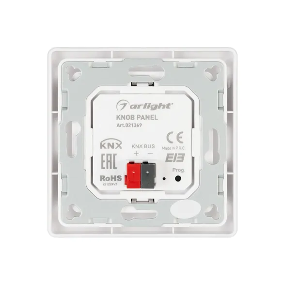 Панель Knob SR-KN9550K4-UP White (KNX, DIM) (Arlight, IP20 Пластик, 3 года)