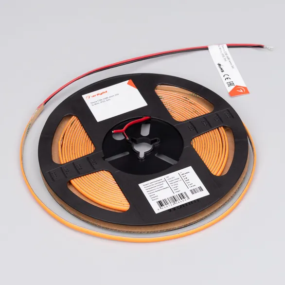 Светодиодная лента COB-X480-4mm 24V Orange (4 W/m, IP20, 5m) (Arlight, -)