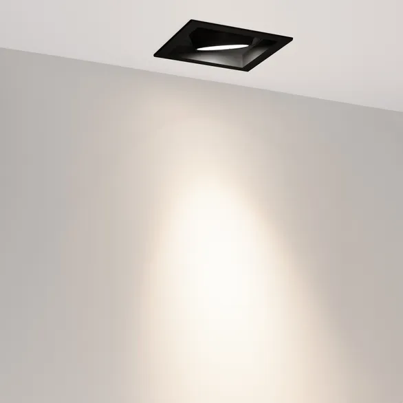 Светильник MS-VORTEX-BUILT-S140x140-30W Day4000 (BK-BK, 30 deg, 230V) (Arlight, IP20 Металл, 5 лет)