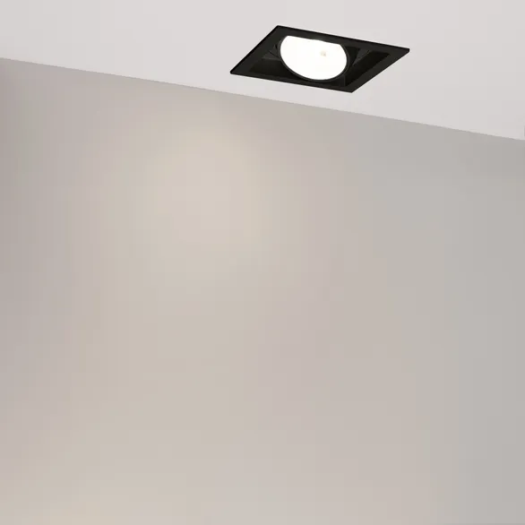 Светильник MS-VORTEX-BUILT-S140x140-30W Day4000 (BK-BK, 30 deg, 230V) (Arlight, IP20 Металл, 5 лет)