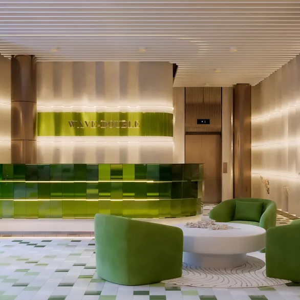 Светодиодная лента герметичная WAVE-SIDE-DOUBLE-A120-16x15mm 24V Warm3000 (15 W/m, IP67, 5m, wire x1) (Arlight, Вывод боковой, 5 лет)