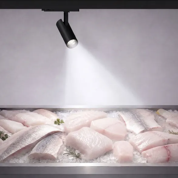 Светильник LGD-GERA-4TR-R90-30W Cool SP7500-Fish (Белый, 15 deg, 230V) (Arlight, IP20 Металл, 5 лет)