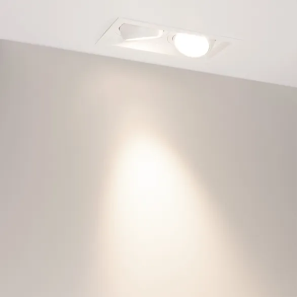 Светильник MS-VORTEX-BUILT-S250x140-2x30W Day4000 (WH-WH, 30 deg, 230V) (Arlight, IP20 Металл, 5 лет)