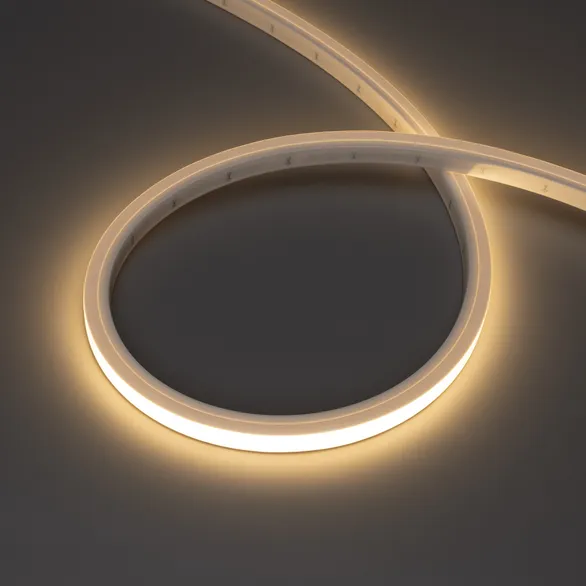 Светодиодная лента герметичная NOVA-TOP-PU-A120-16x15mm 24V Warm3500 (10 W/m, IP68, 3m, wire x1) (Arlight, Полиуретан)