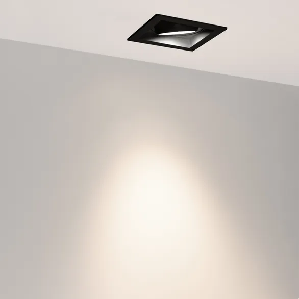 Светильник MS-VORTEX-BUILT-S117x117-20W Day4000 (BK-BK, 40 deg, 230V) (Arlight, IP20 Металл, 5 лет)