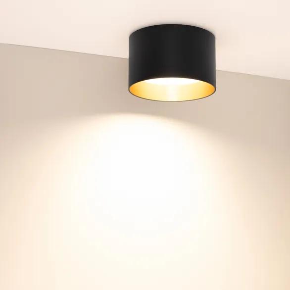 Светильник SP-BISCOTTO-R140-15W Warm3300-MIX (BK-GD, 80 deg, 230V) (Arlight, IP54 Металл, 5 лет)