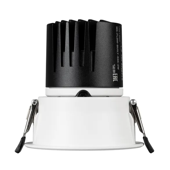 Светильник MS-FLOW-BUILT-R85-12W Warm3000 (WH, 55 deg, 230V) (Arlight, IP20 Металл, 5 лет)