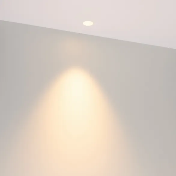 Светильник MS-INVISIO-TRIMLESS-R35-5W Warm2700 (WH-WH, 36 deg, 230V) (Arlight, IP54 Металл, 5 лет)