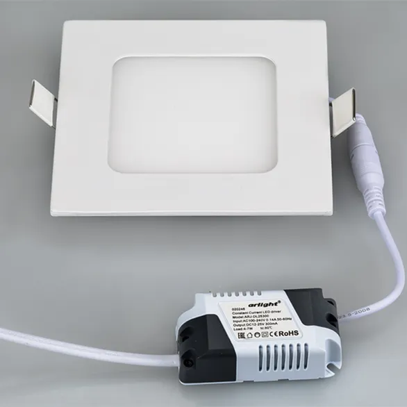 Светильник DL-120x120M-6W Warm White (Arlight, -)