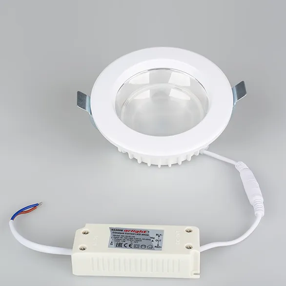 Светодиодный светильник MD-130MP-12W Warm White (Arlight, IP40 Металл, 3 года)