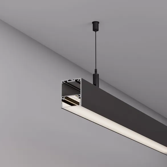 Профиль IP-LINE-4050-2000 BLACK (Arlight, Алюминий)