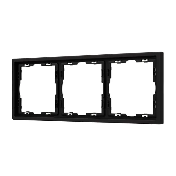 Рамка пластиковая FRM-NOBE-SFPL-3-BK (Arlight, -)