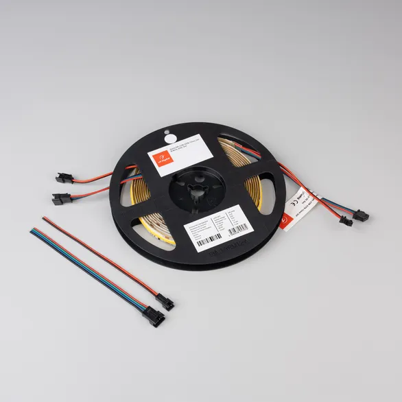 Светодиодная лента SPI-COB-X378-12mm 24V Day4000-PX21-BPT (8 W/m, IP20, 5m) (Arlight, бегущий огонь)