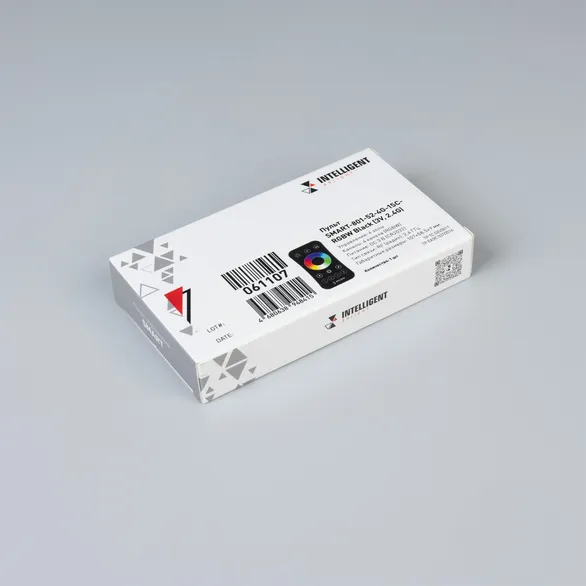 INTELLIGENT ARLIGHT Пульт SMART-801-52-4G-1SC-RGBW Black (3V, 2.4G) (IARL, IP20 Пластик, 5 лет)