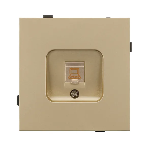 Механизм компьютерной розетки SCT-TENDO-MPC1-SFPL-GD (RJ-45, CAT6) (Arlight, -)