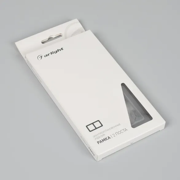 Рамка стеклянная FRM-OMALI-SFGS-2-GR (Arlight, -)