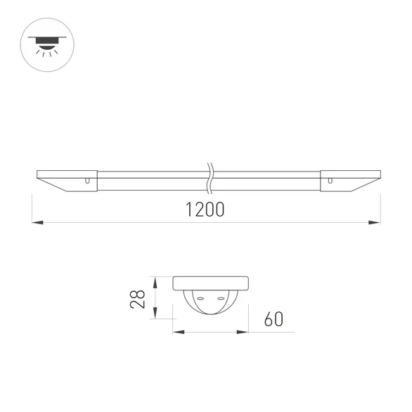 Светильник ALT-SIMS-L1200-36W Day4000-MIX (белый, 120 deg, 230V) (Arlight, IP54 Пластик, 3 года)