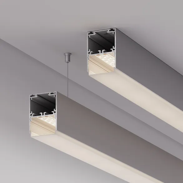 Профиль SL-LINE-4050-3L-2000 ANOD (Arlight, Алюминий)