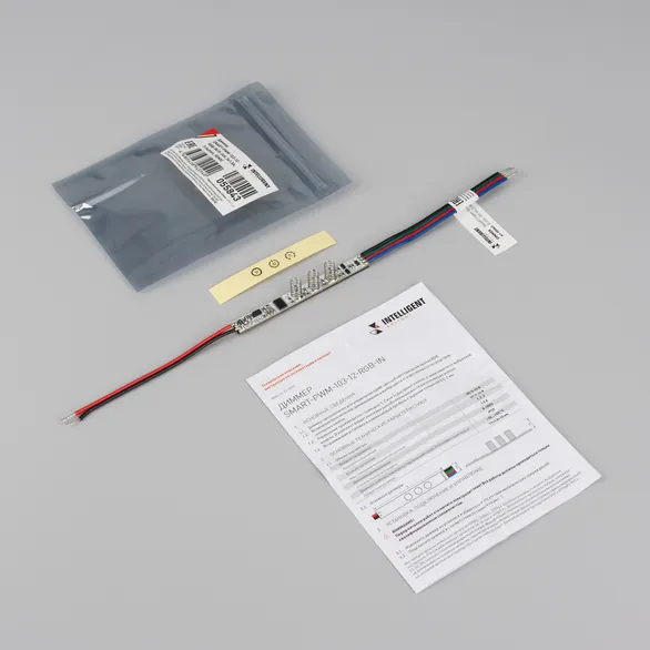 INTELLIGENT ARLIGHT Диммер SMART-PWM-103-12-RGB-IN (5-24V, 3x1.5A, 3-button, SENS) (IARL, Контроллер)