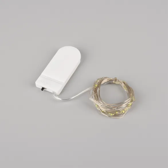 Светодиодная гирлянда ARD-DEW-HOME-2000-CLEAR-20LED-STD Warm3000 (3V, Battery Pack) (Ardecoled, IP20)