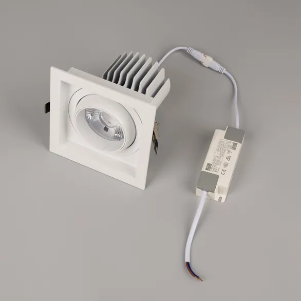 Светильник MS-VORTEX-BUILT-S140x140-30W Day4000 (WH-WH, 17 deg, 230V) (Arlight, IP20 Металл, 5 лет)