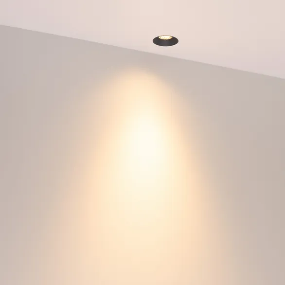 Светильник безрамочный DL-INTRAL-R39-6W Warm3000 (Графит RAL7024, 50 deg, 230V) (Arlight, IP20 Металл, 5 лет)