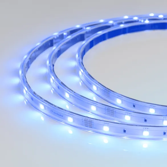 Светодиодная лента герметичная RTW-PS-B30-13mm 24V RGB (7.2 W/m, IP67, 5060, 5m) (Arlight, 7.2 Вт/м, IP67)