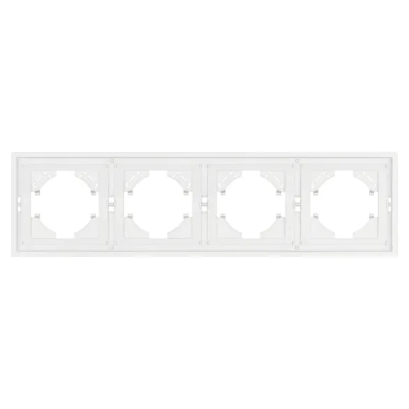 Рамка пластиковая FRM-TENDO-SFPL-4-WH (Arlight, -)