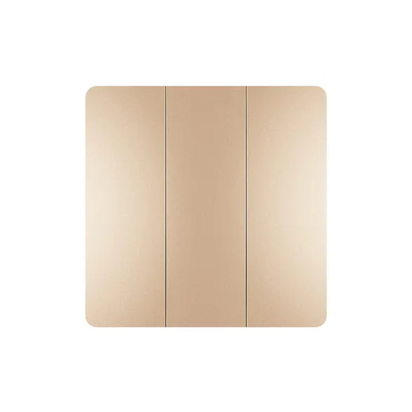 INTELLIGENT ARLIGHT Кнопочная панель KINETIC-801-22-3G-WP-SUF Gold (No battery, IP67, 433Mhz) (IARL, IP67 Пластик, 3 года)