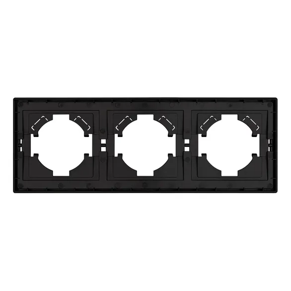 Рамка пластиковая FRM-TENDO-SFPL-3-BK (Arlight, -)