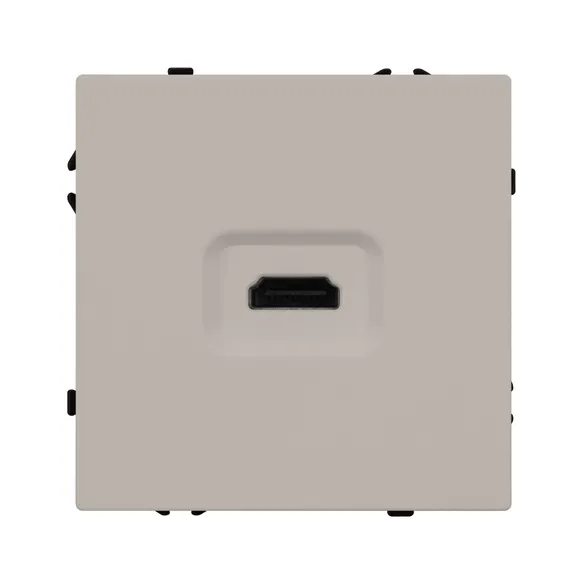 Механизм HDMI розетки SCT-NOBE-MHD1-SFPL-CA (Arlight, Кашемир)