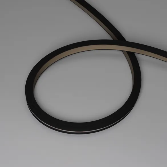 Светодиодная лента герметичная NOVA-TOP-BLACK-A120-16x15mm 24V Warm2700 (10 W/m, IP67, 2835, 5m, wire x2) (Arlight, Вывод боковой, 5 лет)