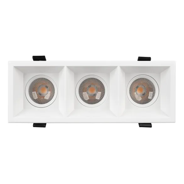 Светильник MS-FLOW-BUILT-S230x85-3x12W Day4000 (WH, 38 deg, 230V) (Arlight, IP20 Металл, 5 лет)